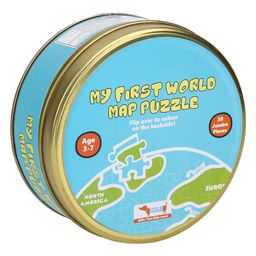 World Map Puzzle Colouring Puzzle - 30 Pieces-image-25