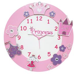 Kidoz Princess Premium Clock - Multi Color-20
