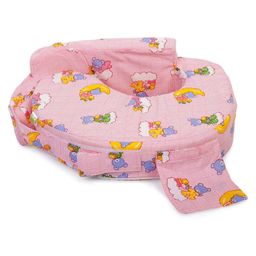 Babyhug Cotton Blend Feeding Pillow Teddy On Clouds - Pink-image-20