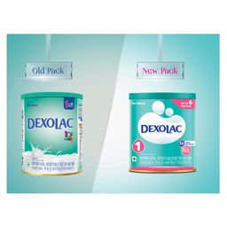 Dexolac Stage 1 Infant Formula for 0-6 Months - Calcium, Magnesium & Vitamin D Enriched Milk Powder, 400g Tin-41