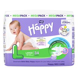 Bella Baby Happy Diapers Large - 34 Pieces-image-73