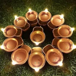 Water Sensor Led Diyas, Artificial Flameless Pani Wale Diye Candle Diya Candle Candle-image-42