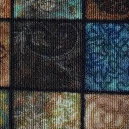 Gallery99 Brown Geometric Pattern Machine Tufted Rectangular Doormats image 4