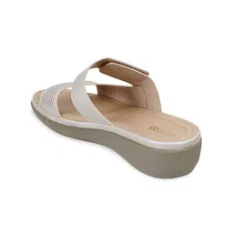 Metro Textured Open Toe Comfort Heels image 4