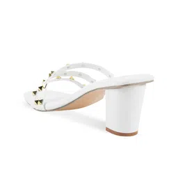 Try Me Ethnic Block Peep Toes with Laser Cuts image 4