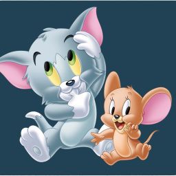 Ghuchadu Tom and Jerry Low Friction, Anti-Slip Base, High Durability Mousepad Mousepad-12