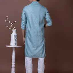 DEVOILER Men Regular Kurta with Pyjamas-image-42