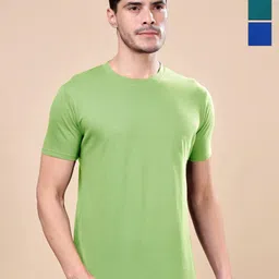 TQH Pack Of 3 Round Neck Dry Fit Slim Fit T-shirts-picture-37