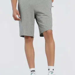 Puma Ess Zippered Men Pure Cotton Mid Rise Jersey Shorts-image-80