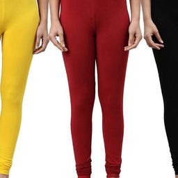Tik Tok WEARS Girls Black Churidar Length Leggings-picture-5