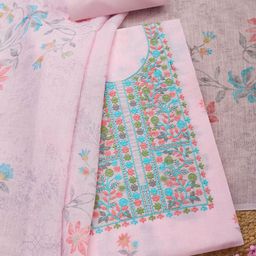 Soch Printed Linen Unstitched Dress Material-picture-13