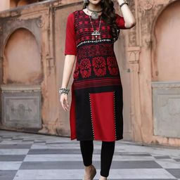 ethnic basket Cotton Embroidered Kurta-picture-19