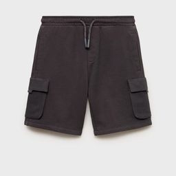 Mango Kids Boys Pure Cotton Cargo Shorts-picture-33