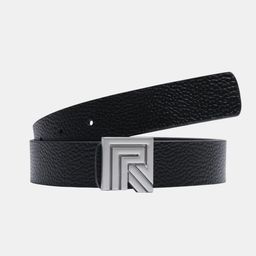 RARE RABBIT Men Textured Vero Black Non Reversible Leather Belt-picture-37