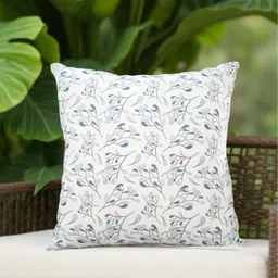 Home Prides White & Blue Floral Square Cushion Covers-image-38
