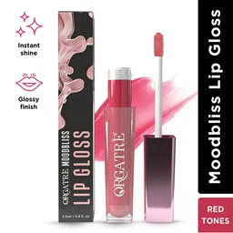 Orgatre MoodBliss Instant Shine & Glossy Finish Lip Gloss 2.5 ml - Red Tones-57