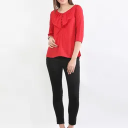 DELIS Monochrome Georgette Top-image-97