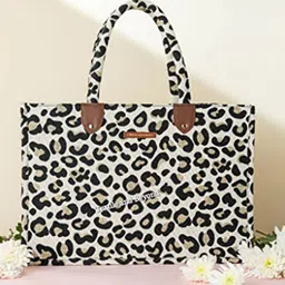 Textile and Beyond Leather Structured Shoulder Bag image 4