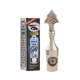 Bhimseni Karyalay Surmedani Eye Symbol Kajal Kohl Holder With Sachhe Moti Surma - 3 g-14