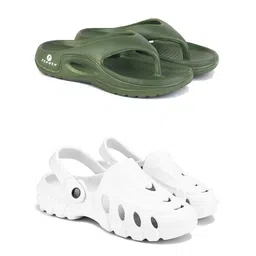 PENNEN Men Set Of 2 Soft & Lightweight Flip Flops-8