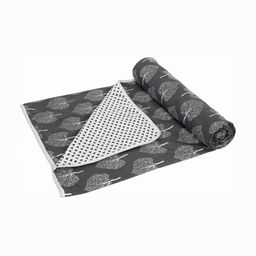 Comfowell Black & White Floral Printed 210 GSM AC Room Cotton Double Bed Dohar-image-49