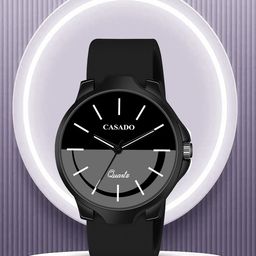 CASADO Men Round Dial & Regular Straps Analogue Watch CSD-649-BLACK-BLACK-image-110