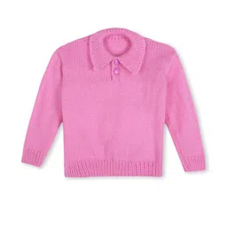 Clothes Shop Kids Open Knit Self Design Woollen Sweater Vest-picture-10