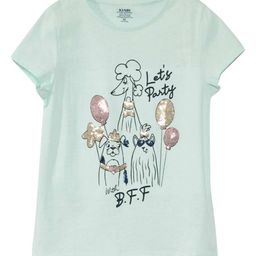 KIABI Girls Graphic Printed Pure Cotton T-shirt-image-90