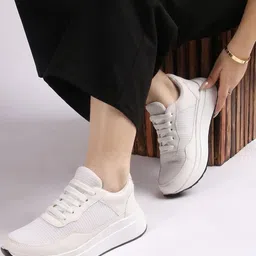 CORSICA Women Textured PU Sneakers-82
