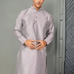 anouk rustic Anouk Men Printed Regular Kurta with Trousers image 1
