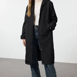 Trendyol Women Lapel Collar Solid Casual Tailored Jacket-picture-38