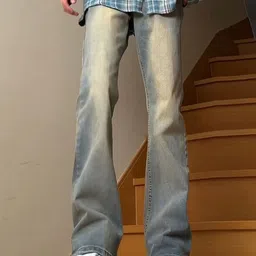 Mast & Harbour Men Low Distress Light Fade Jeans-image-47