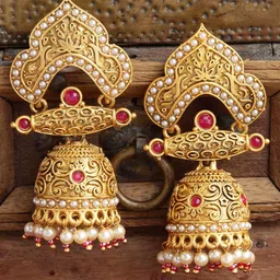 Anouk Contemporary Jhumkas Earrings-32