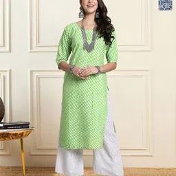HERE&NOW Women Ethnic Motifs Printed Crepe Kurta Pack of-2-image-11