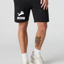 FABSTIEVE Men Solid Printed Low-Rise Cotton Shorts-image-67
