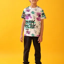 Anthrilo Boys Printed T-shirt-image-41