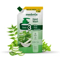 medimix AYURVEDIC Nature Care Hand Wash Refill with Neem & Aloe Vera - 675 ml-picture-53