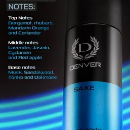 Denver Men Set of 3 Saxe Black.code Deodorant Spray - 96g (150ml) each image 4