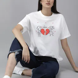 KAIDO Women Pure Cotton T-shirt-picture-11