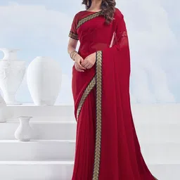 HERE&NOW Pure Georgette Saree-picture-10