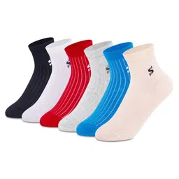 Supersox Kids Pack Of 6 Ankle Length Soft Cute & Cozy Socks (9 - 10 Years)-image-89