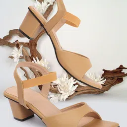 Smart & Sleek Block Backstrap Sandals-4