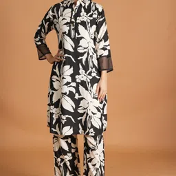 BAESD Women Printed Regular Kurta with Trousers-picture-17