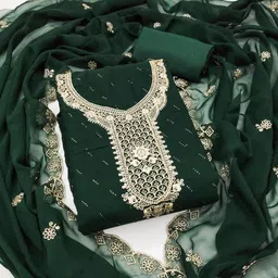 KALINI Embroidered Unstitched Dress Material-image-91