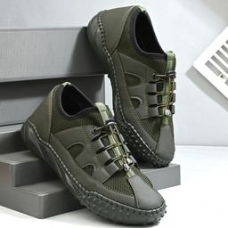 BIZZARO Men Woven Design Sneakers With Thread work-image-26