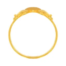 BHIMA 22K BIS Hallmark 916 Purity Yellow Gold Love Embrace Band Men Ring-picture-52