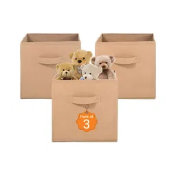 Aura Beige Set of 3 Regular Multi-Utility Organisers-12