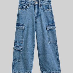 Hopscotch Girls Relaxed Fit Mid-Rise Mildly Distressed Jeans-picture-16