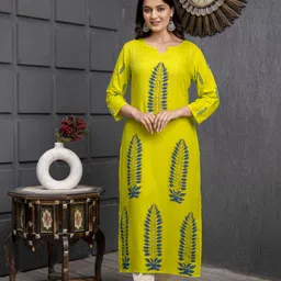 TARANJAL Women Floral Printed Kurta-picture-31