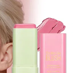 VBA On The Go 3-in-1Long Lasting Tinted Moisture Blush Stick - Shy Pink - 01 image 4